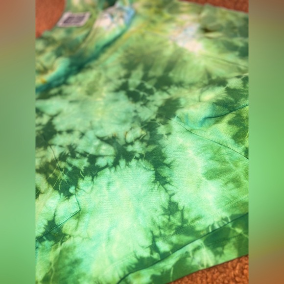 🌿Organic🌀Reiki Infused Psychedelic Tie Dye Jungmaven Hemp Sespe Short Romper - Picture 6 of 11